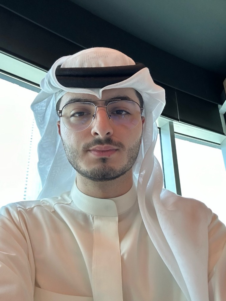 Zaid in ghutra and glasses