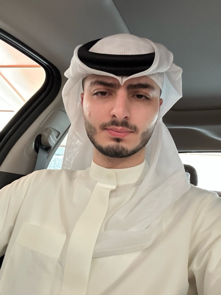 Zaid in a white ghutra